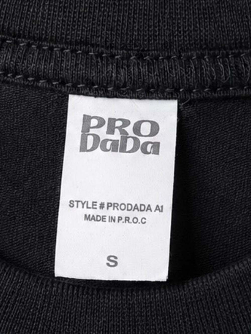 Pro Dada BRUH Grafitti Graphic T-Shirt Men's Small Black Streetwear - Picture 3 of 4